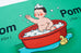 Pom Pom Diatomite Absorbent Anti-Slip Bath Mat