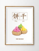 Old-School Fancy Gem Biscuit Poster