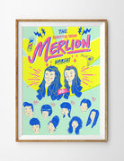 Merlion Hairstyle Hanging Poster