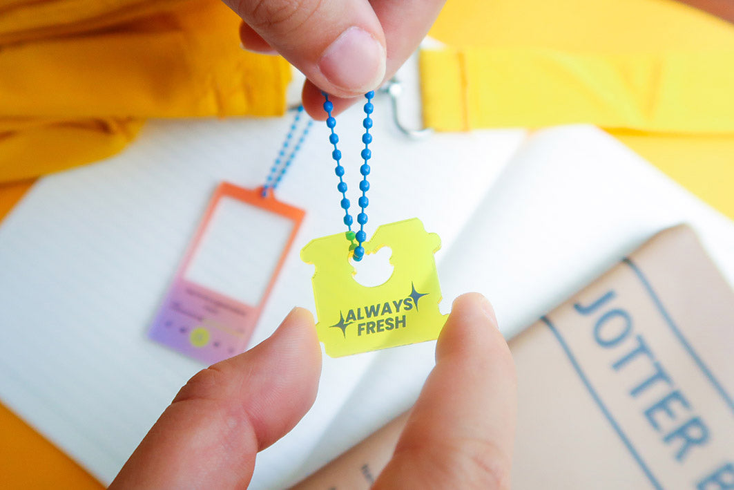 Always Fresh Keychain Charm - Accessories by wheniwasfour | 小时候, Singapore local artist online gift store