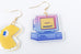 Retro Computer Pacman Earrings - Accessories by wheniwasfour | 小时候, Singapore local artist online gift store