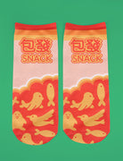 Bao Huat Animal Snack socks - Apparel by wheniwasfour | 小时候, Singapore local artist online gift store