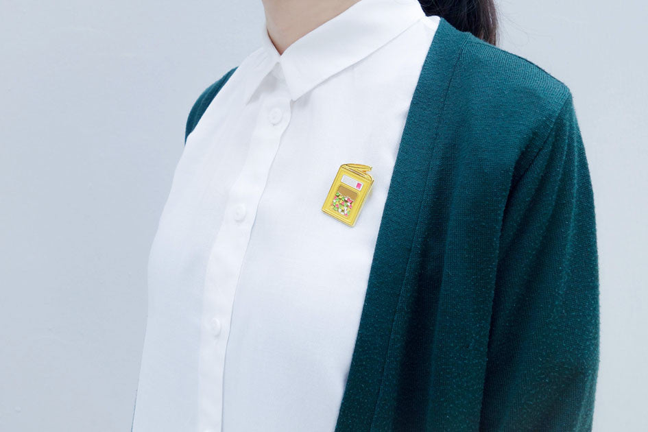 Old Biscuit Tin Pin - Accessories by wheniwasfour | 小时候, Singapore local artist online gift store