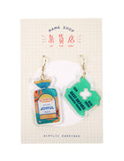 Bread Tag Dangling Earrings - Accessories by wheniwasfour | 小时候, Singapore local artist online gift store
