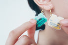 Bread Tag Dangling Earrings - Accessories by wheniwasfour | 小时候, Singapore local artist online gift store