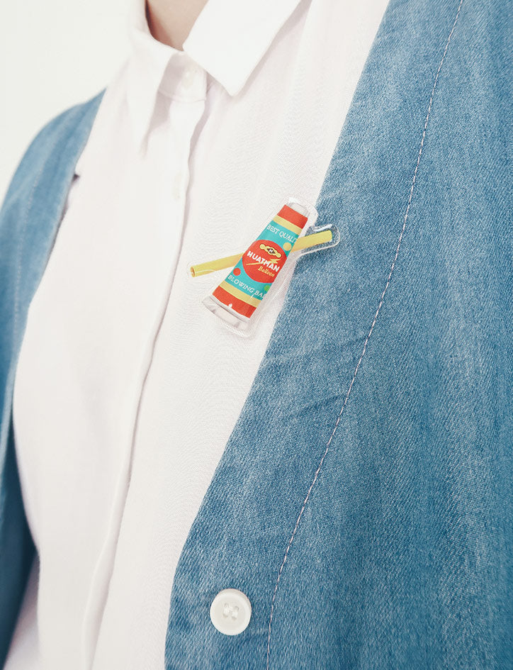 Bubble Balloon Pin - Accessories by wheniwasfour | 小时候, Singapore local artist online gift store