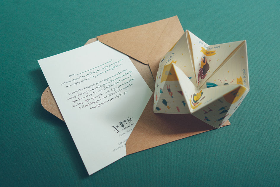 Chatterbox Cheer Up Card - Postcards by wheniwasfour | 小时候, Singapore local artist online gift store