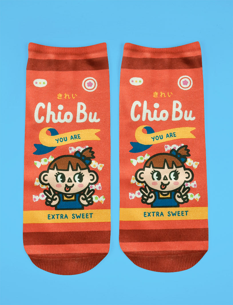 Chio Bu socks - Apparel by wheniwasfour | 小时候, Singapore local artist online gift store