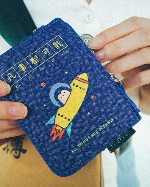 All Things Are Possible Coin Pouch & Card Holder - Pouch by wheniwasfour | 小时候, Singapore local artist online gift store
