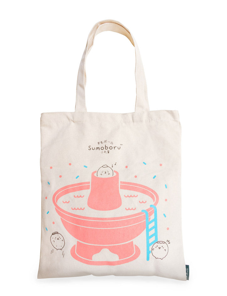 Sumoboru Hotpot Totebag - Canvas Tote Bags by wheniwasfour | 小时候, Singapore local artist online gift store
