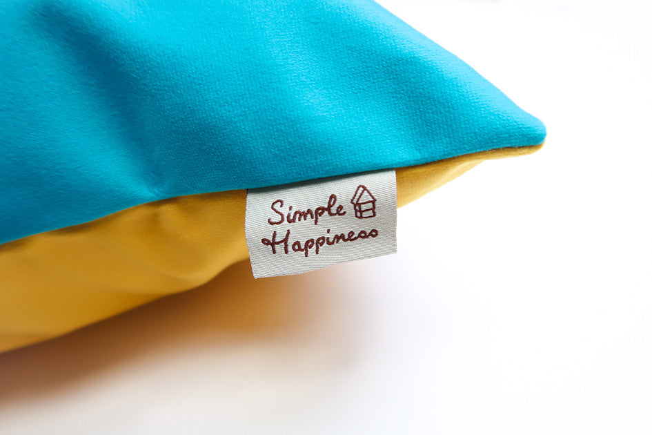 Contented & Carefree Cushion Cover - cushion cover by wheniwasfour | 小时候, Singapore local artist online gift store