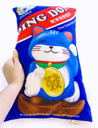 Quirky Singapore Cushion Covers - Ding Dang Fortune Cat