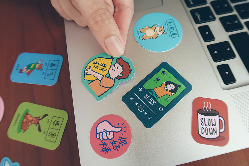 Dream Chaser Decal Sticker Pack Design 02 - Sticker by wheniwasfour | 小时候, Singapore local artist online gift store