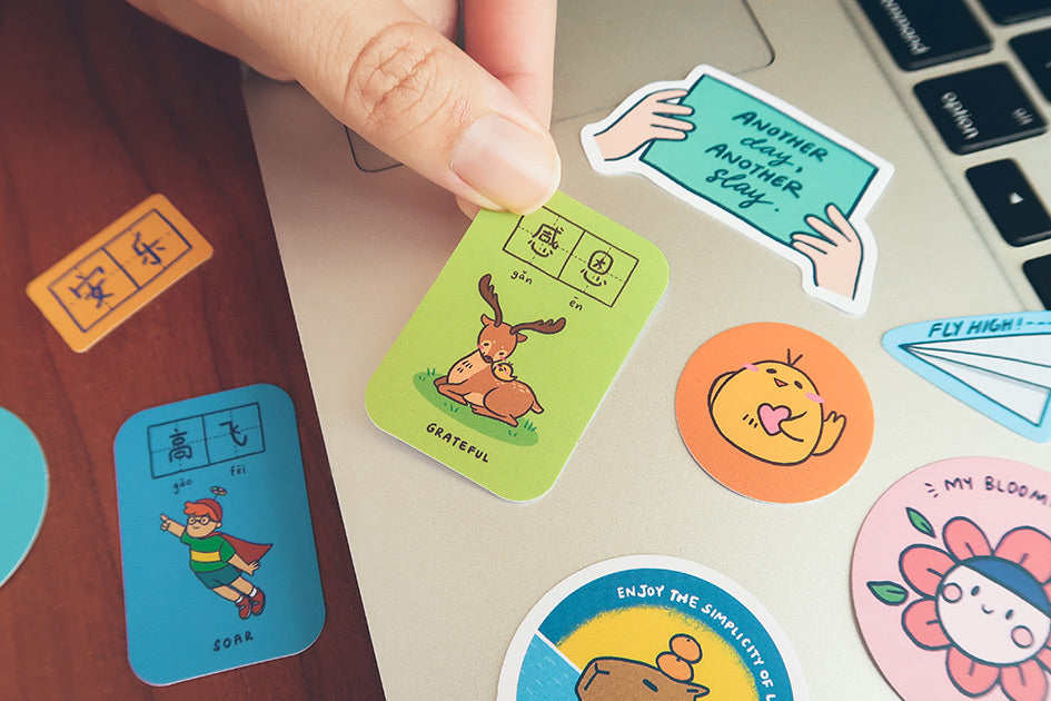 Dream Chaser Decal Sticker Pack Design 02 - Sticker by wheniwasfour | 小时候, Singapore local artist online gift store