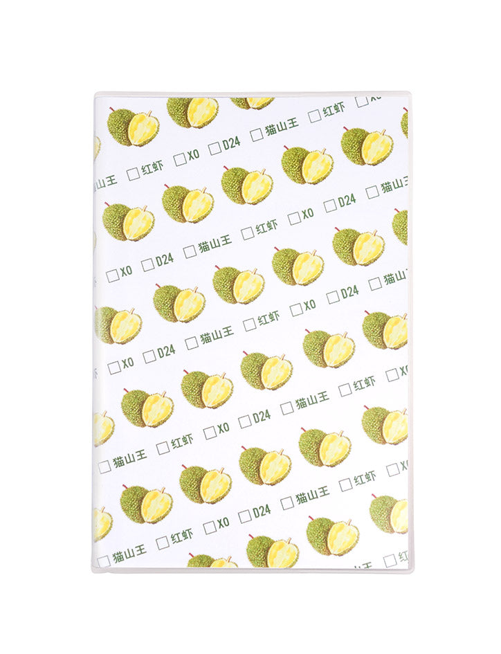 A5 Durian Notebook in white