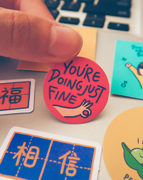 Dream Chaser Decal Sticker Pack Design 01 - Sticker by wheniwasfour | 小时候, Singapore local artist online gift store