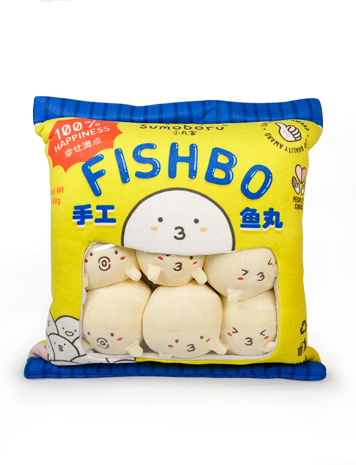 Fishbo Pack Plush Toy - Plushies by wheniwasfour | 小时候, Singapore local artist online gift store