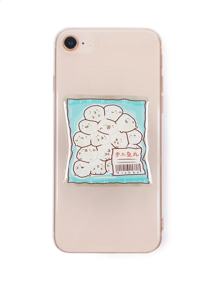 Fishbo Pack Pop Socket - Phone grip by wheniwasfour | 小时候, Singapore local artist online gift store