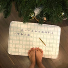 Chinese Composition Grid Door Mat - Home by wheniwasfour | 小时候, Singapore local artist online gift store