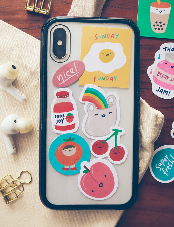 Fresh Market Decal Sticker Pack - Sticker by wheniwasfour | 小时候, Singapore local artist online gift store