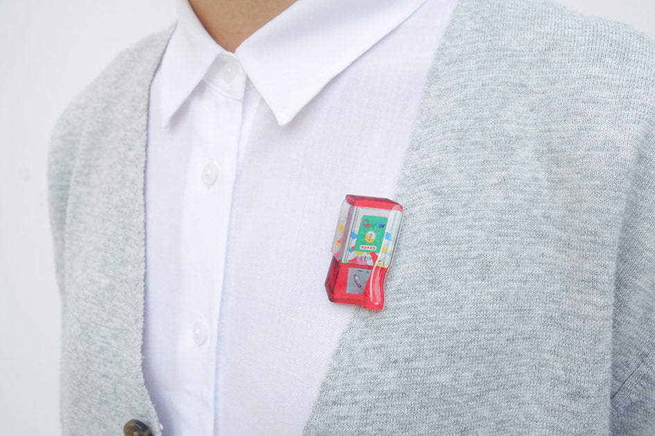 Gachapon Pin - Accessories by wheniwasfour | 小时候, Singapore local artist online gift store