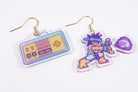 Old Game Console Street Fighter Earrings - Accessories by wheniwasfour | 小时候, Singapore local artist online gift store