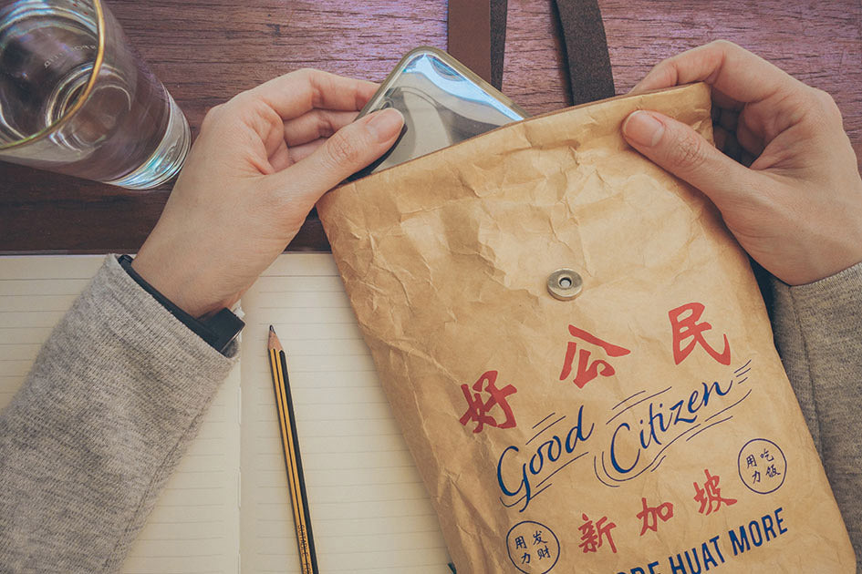 Retro Good Citizen Sling Bag - Sling Bag by wheniwasfour | 小时候, Singapore local artist online gift store