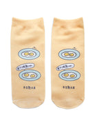 Half-Boiled Eggs Socks - Apparel by wheniwasfour | 小时候, Singapore local artist online gift store