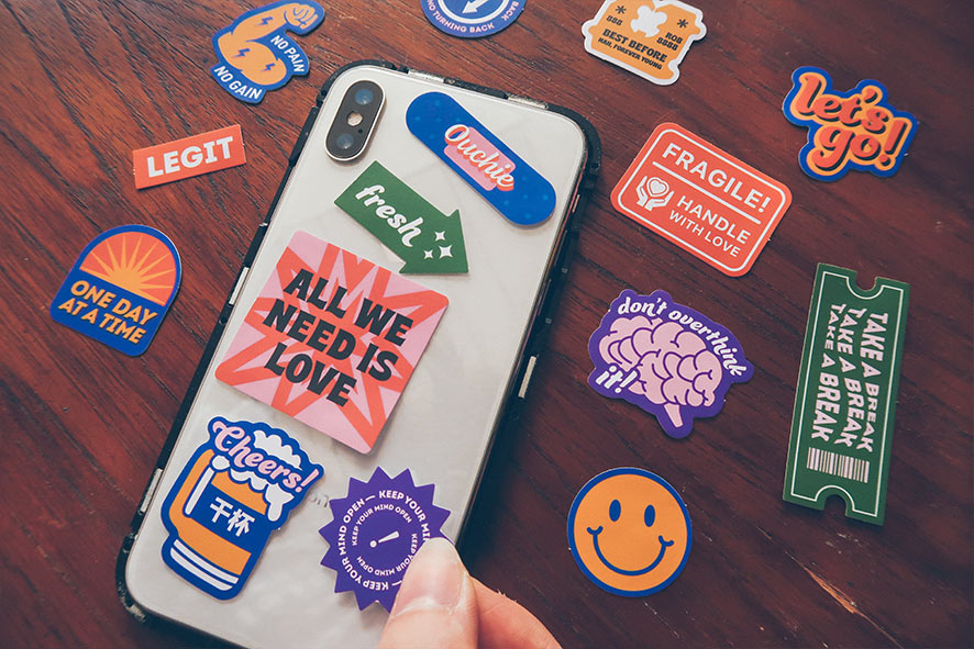 Stay Cool Decal Sticker Pack - Sticker by wheniwasfour | 小时候, Singapore local artist online gift store