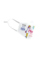 Nostalgic kopitiam condense milk breathable face mask (side view).