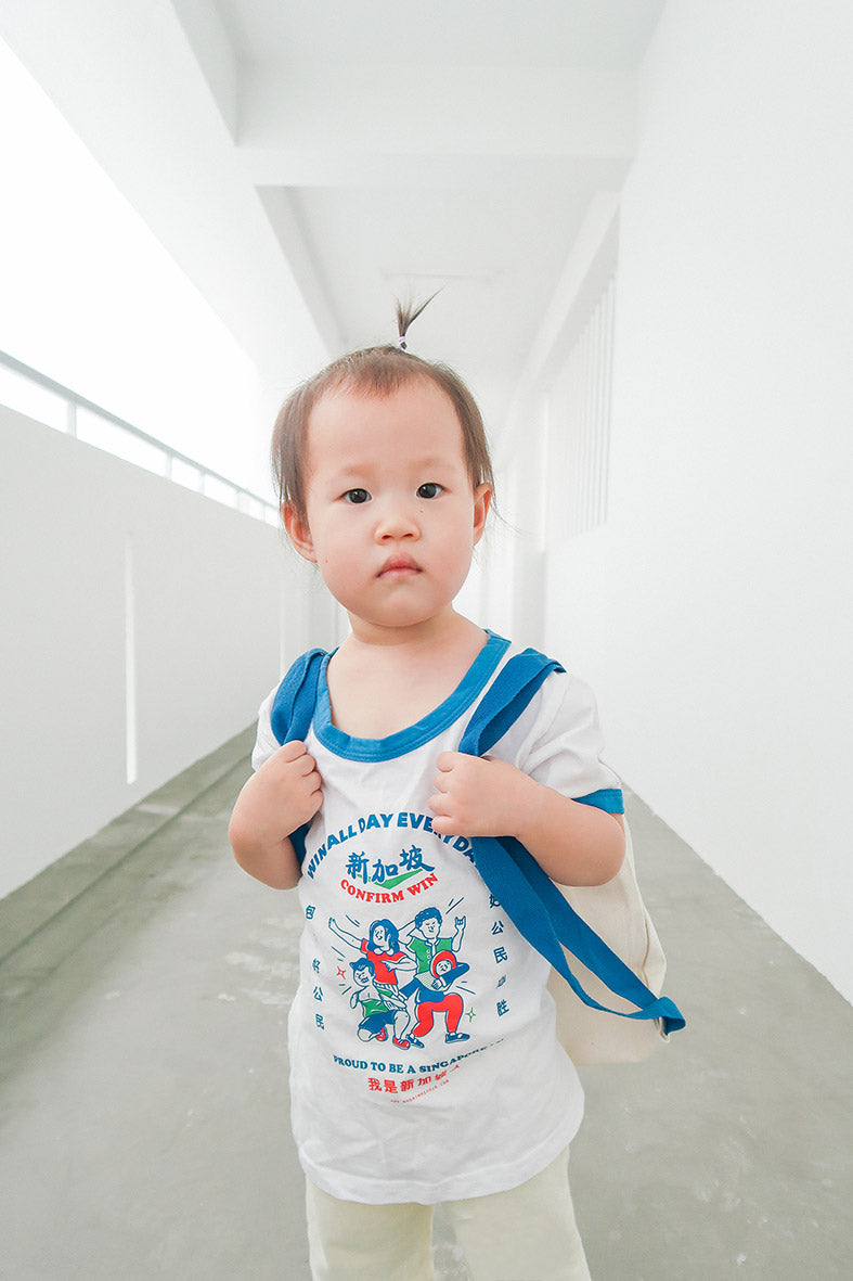 Yan Dao Kids Backpack - Backpack by wheniwasfour | 小时候, Singapore local artist online gift store