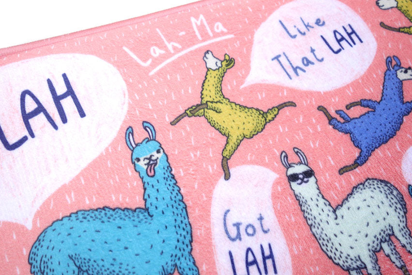 Lah-ma Door Mat - Home by wheniwasfour | 小时候, Singapore local artist online gift store