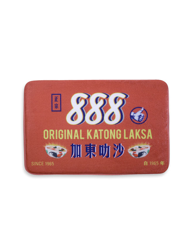Laksa Door Mat - Home by wheniwasfour | 小时候, Singapore local artist online gift store