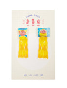 Cute nissip cup noodle inspired acrylic earrings (dangling).