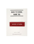 Good Citizen 好公民 Name Tag Pin - Accessories by wheniwasfour | 小时候, Singapore local artist online gift store