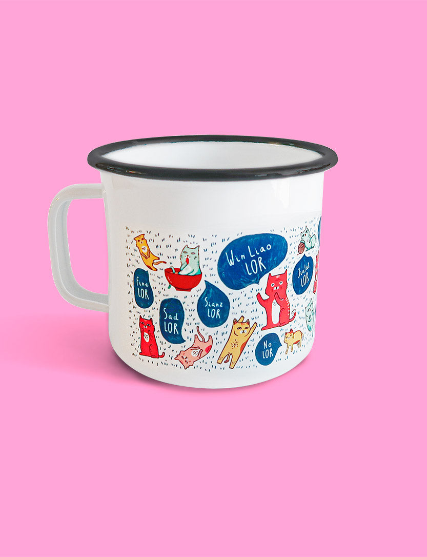Lor Singlish Mug - Home by wheniwasfour | 小时候, Singapore local artist online gift store