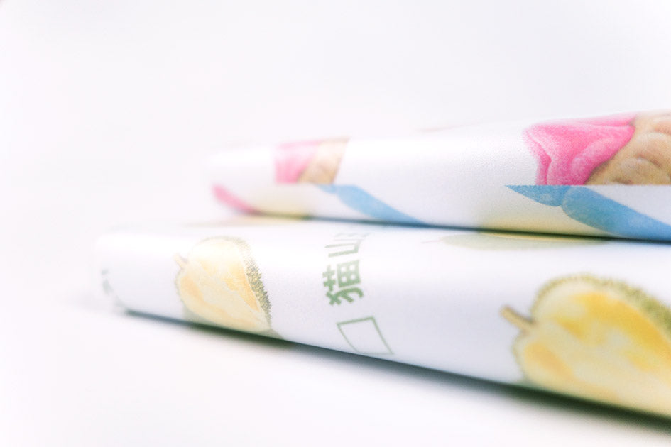 Fancy Gem Biscuits & Ice pops A5 Notebook - Notebooks by wheniwasfour | 小时候, Singapore local artist online gift store