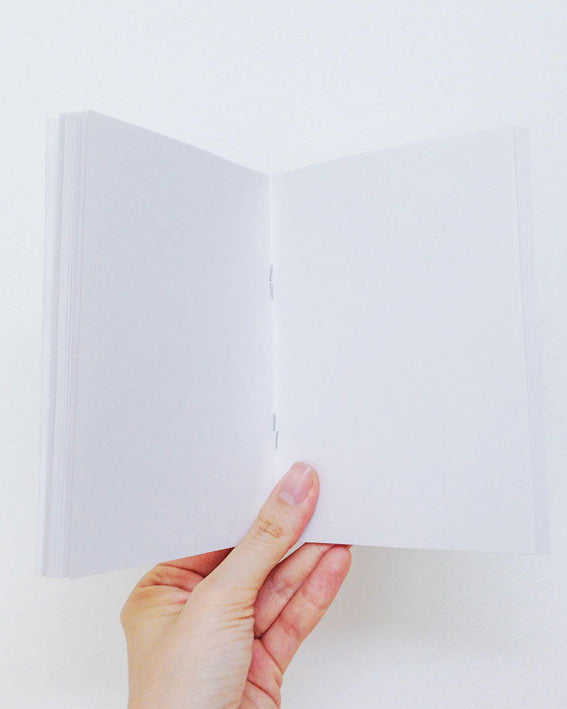 Dream chaser A6 notebook with cute illustrated girl (inner).