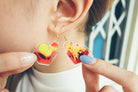 Kiddy Rides Dangling Earrings - Accessories by wheniwasfour | 小时候, Singapore local artist online gift store