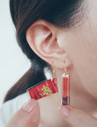 Yum Yum Chocolate Stick Earrings - Accessories by wheniwasfour | 小时候, Singapore local artist online gift store