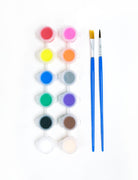 12 Multi-Coloured Acrylic Paint Set