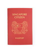 Singapore Citizen Passport A6 Notebook - Notebooks by wheniwasfour | 小时候, Singapore local artist online gift store