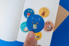 Set of 7 | Dream Chaser Button Badges - Accessories by wheniwasfour | 小时候, Singapore local artist online gift store