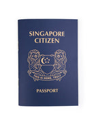 Singapore Citizen Passport A6 Notebook - Notebooks by wheniwasfour | 小时候, Singapore local artist online gift store