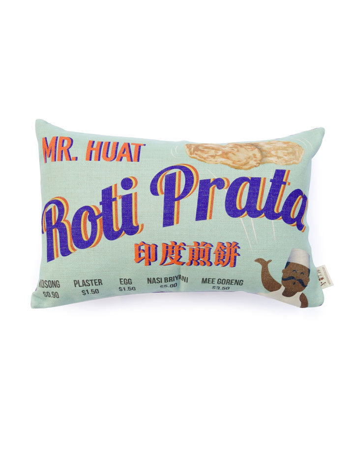 Roti Prata Cushion Cover - cushion cover by wheniwasfour | 小时候, Singapore local artist online gift store
