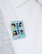 男孩要短发 Long Hair Ban Acrylic Pin