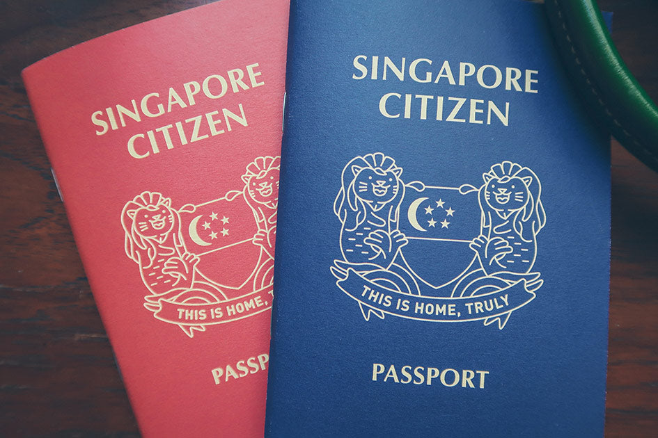 Singapore Citizen Passport A6 Notebook - Notebooks by wheniwasfour | 小时候, Singapore local artist online gift store