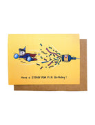 Have a Steady Pom Pi Pi Birthday Greeting Card - Postcards by wheniwasfour | 小时候, Singapore local artist online gift store