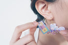 Old Game Console Street Fighter Earrings - Accessories by wheniwasfour | 小时候, Singapore local artist online gift store