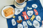 Lor Singlish Tea Towel - Tea Towel by wheniwasfour | 小时候, Singapore local artist online gift store